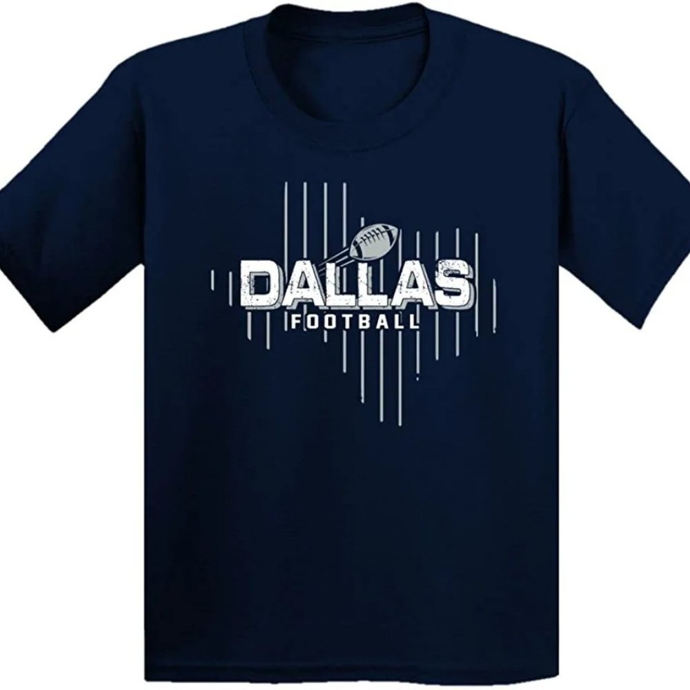 Dallas Football Fans Map Kids Apparel